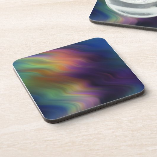 Farbige Vibrationen Untersetzer (Linke Seite)