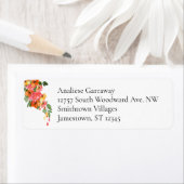 Farbige Vier-Linien-Adresse (Insitu)