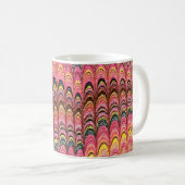 Farbige Viktorianische Papierabdeckung Kaffeetasse (VorderseiteRechts)