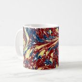 Farbige Viktorianische Papierabdeckung Kaffeetasse (Vorderseite Links)