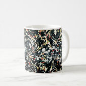 Farbige Viktorianische Papierabdeckung Kaffeetasse (VorderseiteRechts)
