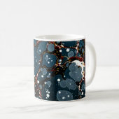 Farbige Viktorianische Papierabdeckung Kaffeetasse (VorderseiteRechts)