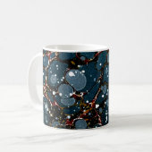 Farbige Viktorianische Papierabdeckung Kaffeetasse (Vorderseite Links)