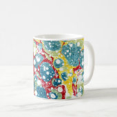 Farbige Viktorianische Papierabdeckung Kaffeetasse (VorderseiteRechts)