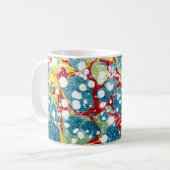 Farbige Viktorianische Papierabdeckung Kaffeetasse (Vorderseite Links)
