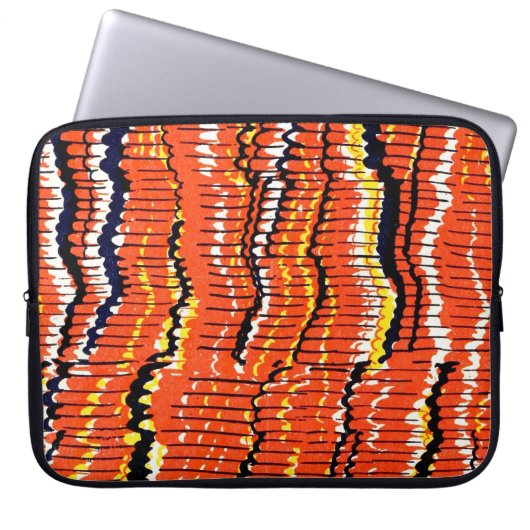 Farbige Viktorianische Papierabdeckung Laptopschutzhülle (Vorderseite)