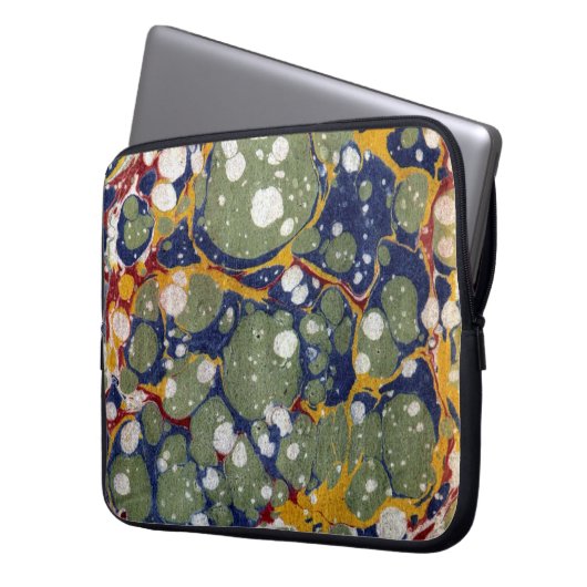 Farbige Viktorianische Papierabdeckung Laptopschutzhülle (Vorderseite Links)