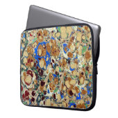 Farbige Viktorianische Papierabdeckung Laptopschutzhülle (Vorderseite Links)