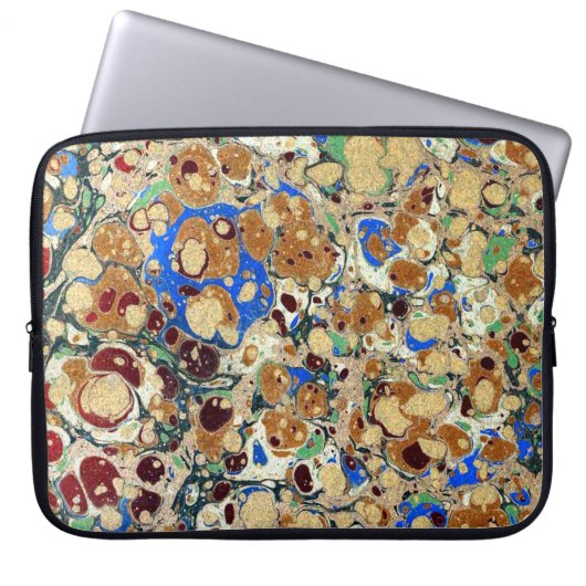 Farbige Viktorianische Papierabdeckung Laptopschutzhülle (Vorderseite)