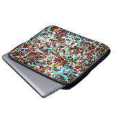 Farbige Viktorianische Papierabdeckung Laptopschutzhülle (Vorne Knopf)