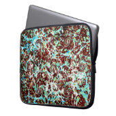 Farbige Viktorianische Papierabdeckung Laptopschutzhülle (Vorderseite Links)