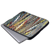 Farbige Viktorianische Papierabdeckung Laptopschutzhülle (Vorne Knopf)