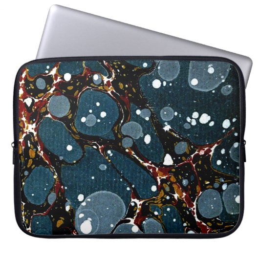 Farbige Viktorianische Papierabdeckung Laptopschutzhülle (Vorderseite)