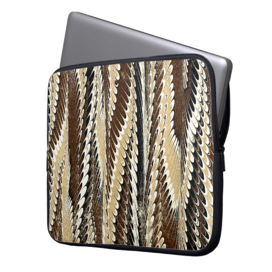 Farbige Viktorianische Papierabdeckung Laptopschutzhülle (Vorderseite Links)