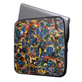 Farbige Viktorianische Papierabdeckung Laptopschutzhülle (Vorderseite Links)