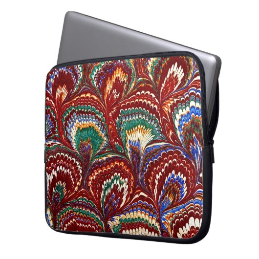 Farbige Viktorianische Papierabdeckung Laptopschutzhülle (Vorderseite Links)