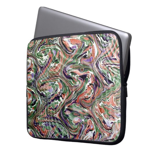 Farbige Viktorianische Papierabdeckung Laptopschutzhülle (Vorderseite Links)