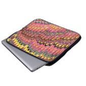 Farbige Viktorianische Papierabdeckung Laptopschutzhülle (Vorne Knopf)