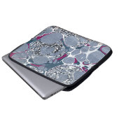 Farbige Viktorianische Papierabdeckung Laptopschutzhülle (Vorne Knopf)