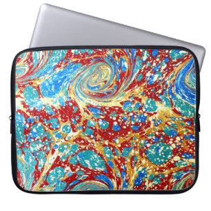 Farbige Viktorianische Papierabdeckung Laptopschutzhülle