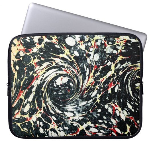 Farbige Viktorianische Papierabdeckung Laptopschutzhülle (Vorderseite)