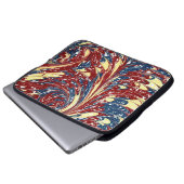 Farbige Viktorianische Papierabdeckung Laptopschutzhülle (Vorne Knopf)