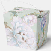 Farbige Vintag Peony Gastgeschenk Hochzeit Box Geschenkschachtel (Rückseite)