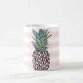Farbige Vintage Ananas Kaffeetasse (Mittel)