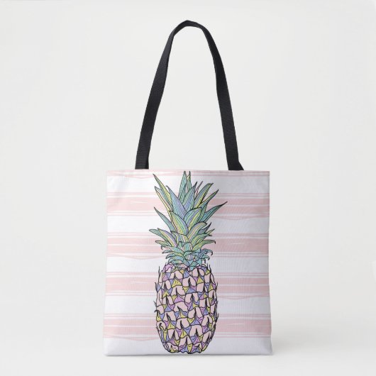 Farbige Vintage Ananas Tasche (Vorderseite)