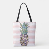 Farbige Vintage Ananas Tasche (Rückseite)