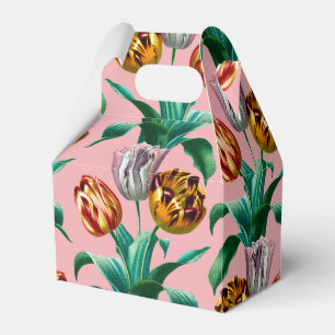 Farbige Vintage Aquarellfarben Muster für Blume Geschenkschachtel