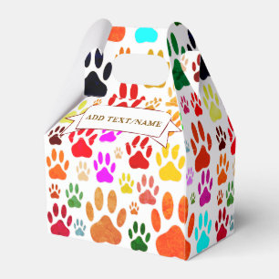 Farbige Vintage Druckhundepfeifen überall Geschenkschachtel