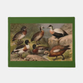 Farbige Vintage Entenmalerei Fußmatte (Vorderseite)