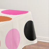 Farbige Vintage geometrische Punkte Tischdecke (Beispiel)