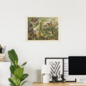 Farbige Vintage Insektendarstellung Poster (Heimbüro)