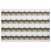 Farbige Vintage Lachsillustrierung Stoff (Fat Quarter (45,7 x 55,9 cm))