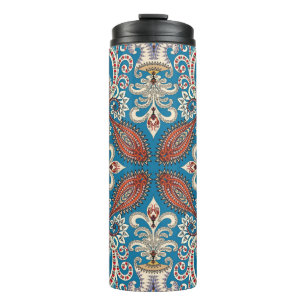 Farbige Vintage Mandala-Motive nahtlos Thermosbecher