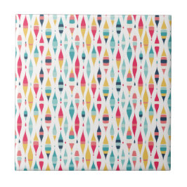 Farbige Vintage Mod Inspiriert Keramik Tile Fliese