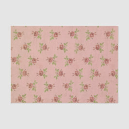 Farbige Vintage Rose Blumenzange Tissue Paper Seidenpapier