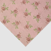 Farbige Vintage Rose Blumenzange Tissue Paper Seidenpapier (Ausschnitt)