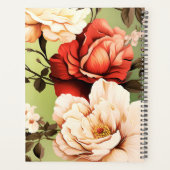 Farbige Vintage Rose Planer (Rückseite)