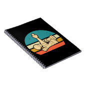 Farbige Vintage Schachpartien Notizblock (Rechte Seite)