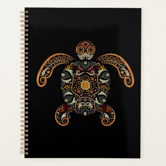 Farbige Vintage Schildkrötendesign-Schiebe Planer (Vorderseite)