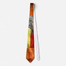 Farbige Vintage-Schlips - Retro Krawatte