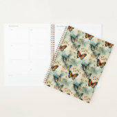Farbige Vintage Schmetterlinge und Blume (7) Planer (Anzeige)