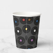 Farbige Vinyl Record Classic Pappbecher (Rechts)