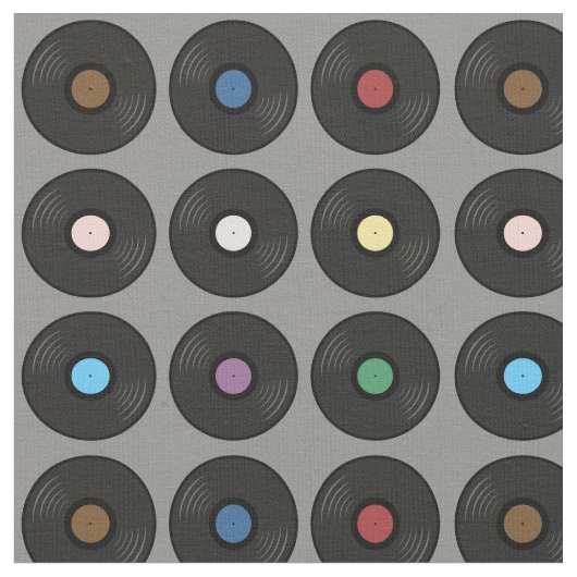 Farbige Vinyl Record Classic Stoff (Nahaufnahme)