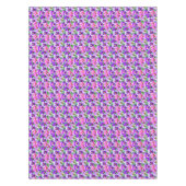 Farbige Violetten Pansy Blume Muster  Tischdecke (Vorderseite)
