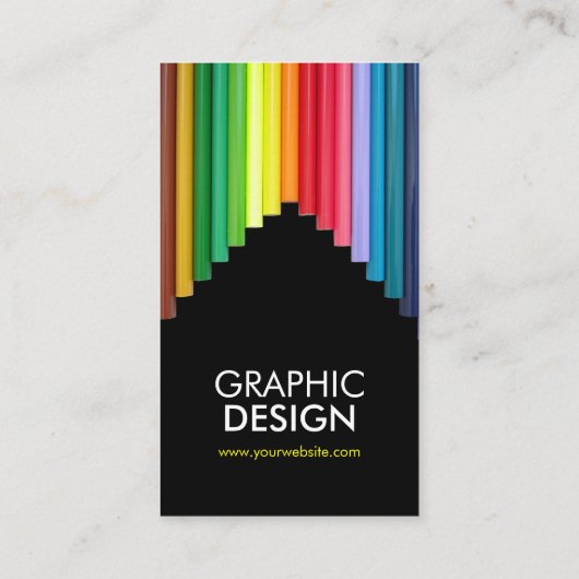 Farbige Visitenkarte (Rückseite)