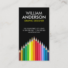 Farbige Visitenkarte
